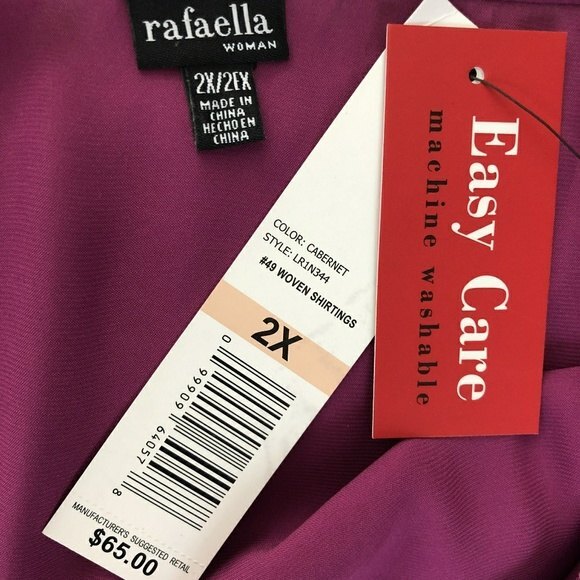 Rafaella Woman | Purple Sleeveless Top - Picture 5 of 6